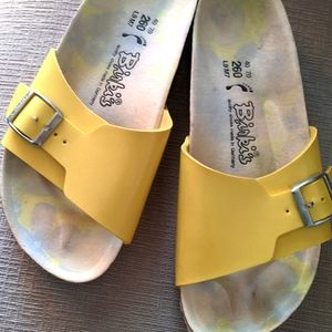 Birkenstock Birki's, Catalina style, Yellow/Lemon, size 40 / 260 / 9 or 9.5